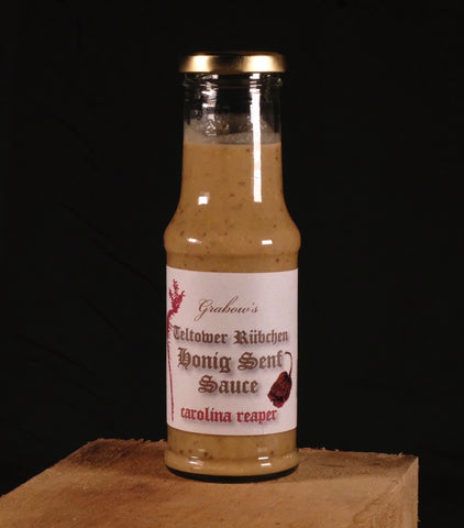 Rübchen Honig-Senf-Sauce mit Carolina Reaper